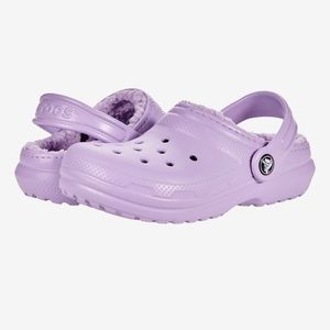 Fleece lined Crocs for girls